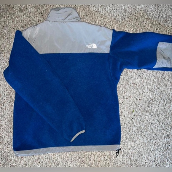The North Face Blue Grey Denali Polartec Fleece Jacket Coat Winter Size XXL - Picture 3 of 12